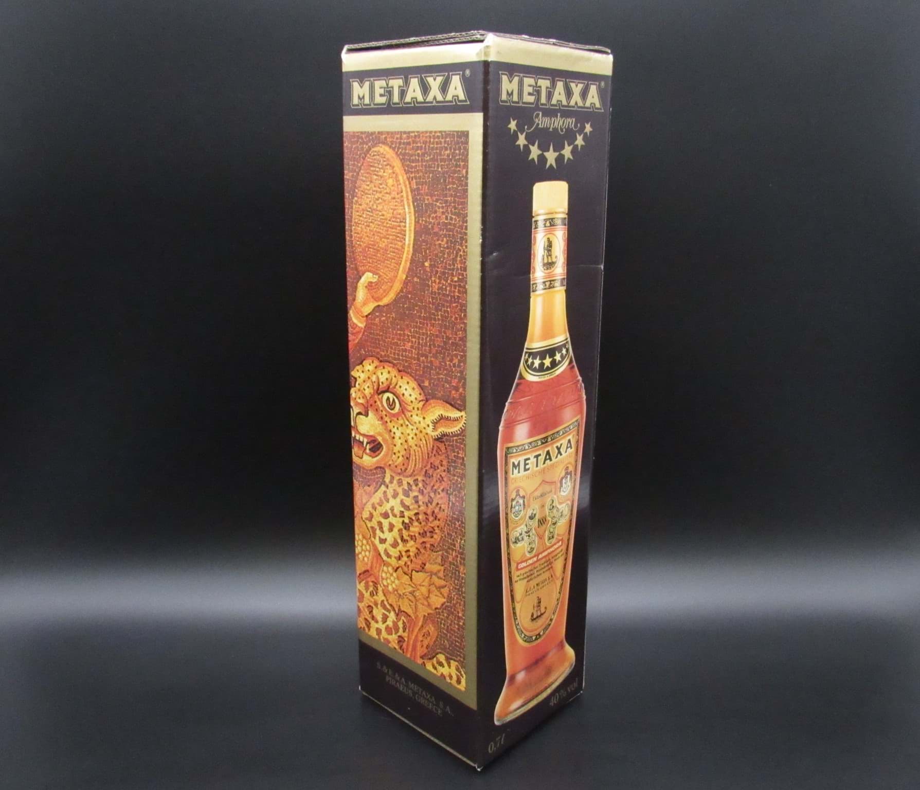 Flasche Metaxa, Vintage Abfüllung, 40 Alkohol, 0,7 Liter ★ sofort kaufen bei uns im